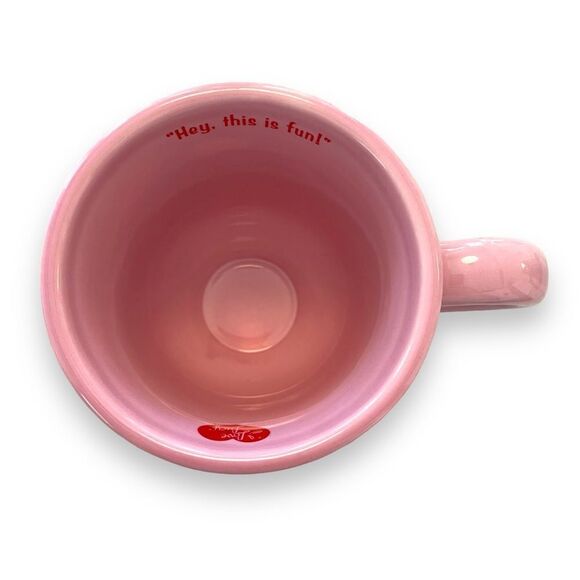 I Love Lucy Chcolate Factory “Job Switching” episode Pink Ceramic Mug - Picture 5 of 6